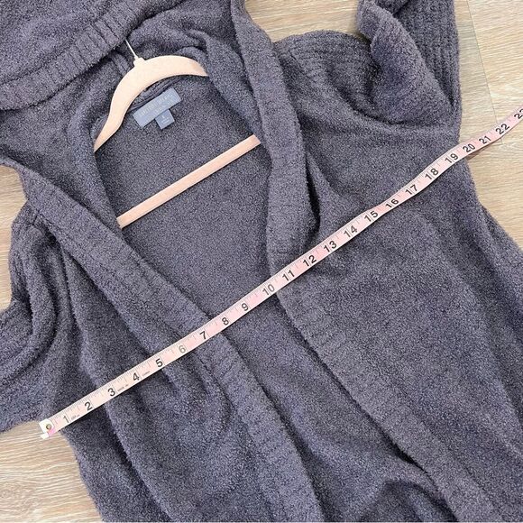 Barefoot dreams hooded open front cardigan jacket‎ - Picture 8 of 9